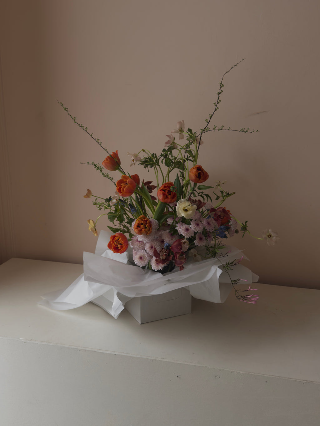 Juicy Fruit | Designer's Choice glass vase arrangement