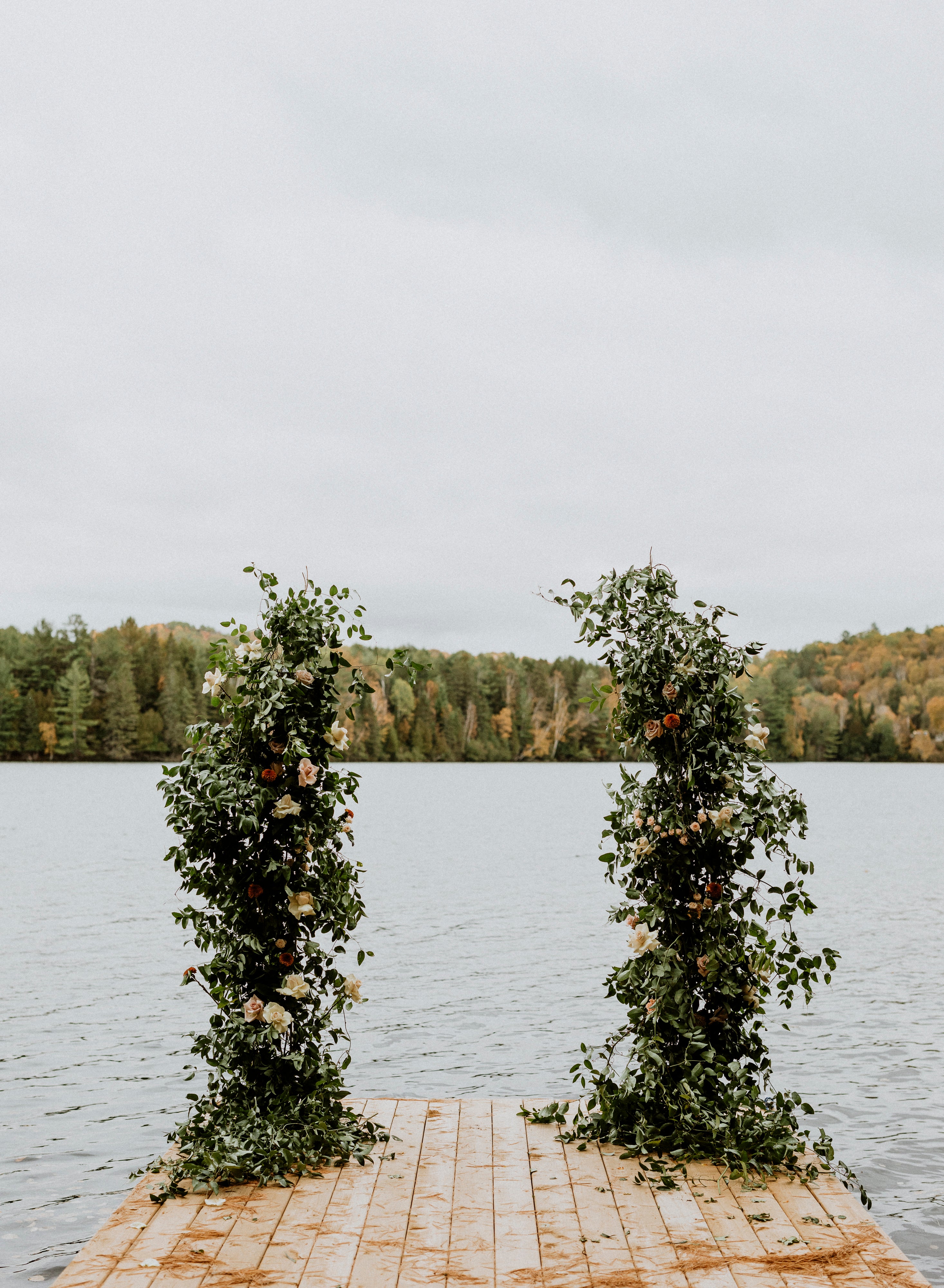 Free standing statement backdrop | Greenery + Flowers
