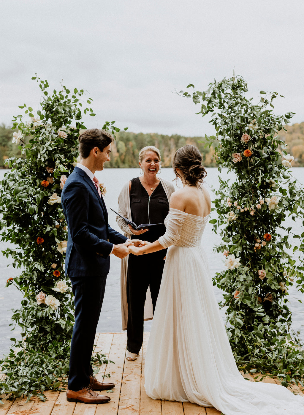 Free standing statement backdrop | Greenery + Flowers