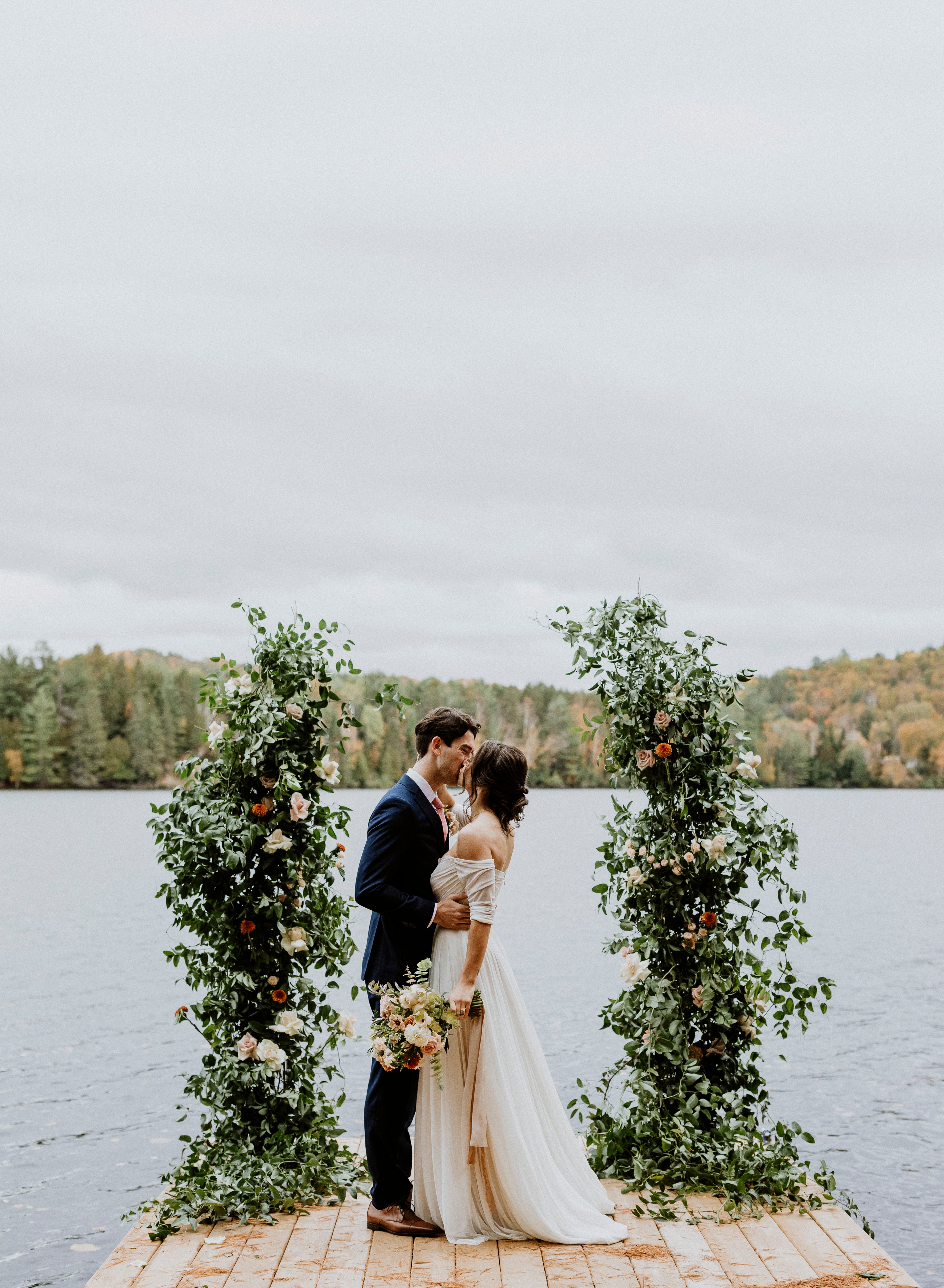 Free standing statement backdrop | Greenery + Flowers